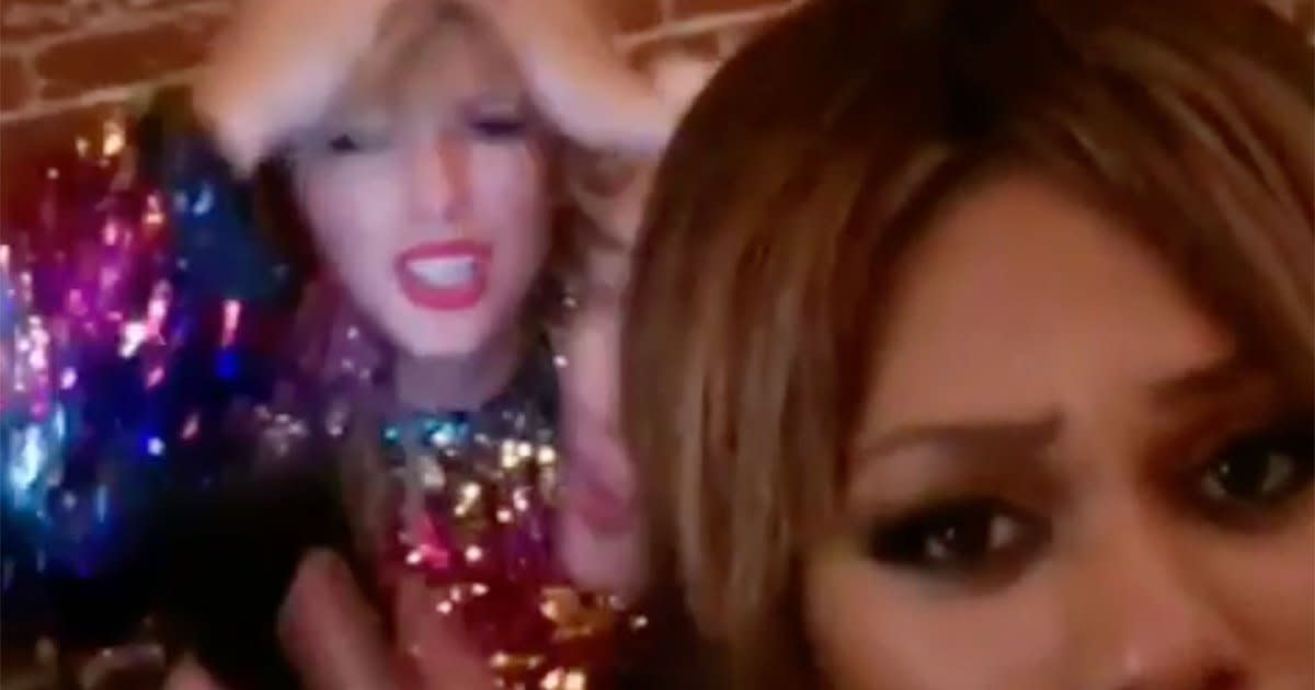 Taylor Swift Lip Syncs To You Need To Calm Down At Party