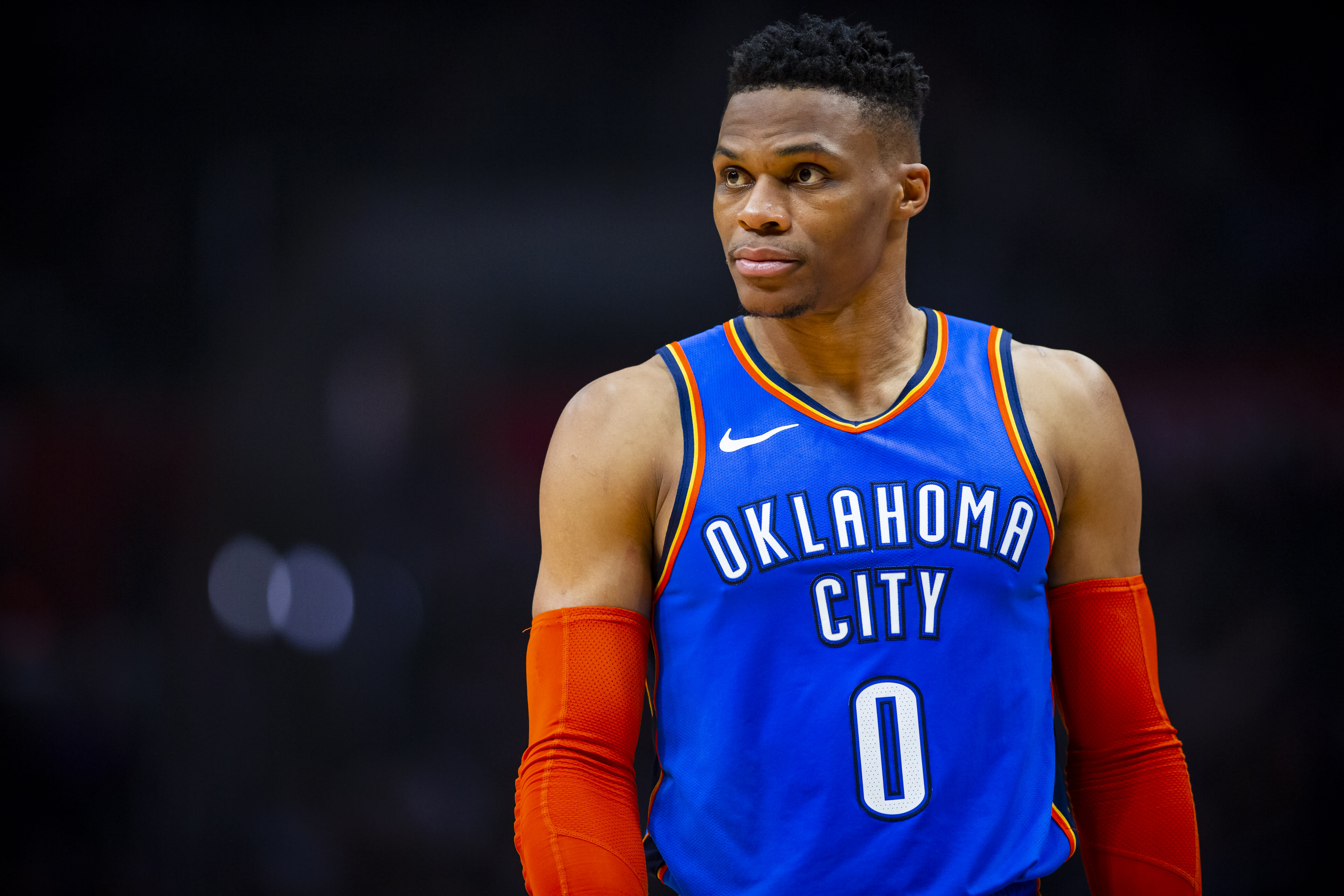 Russell Westbrook to fan at NBA game: 'I'll f--- you up, ...