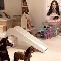 Kim Kardashian Reveals Her Kids' Epic Playroom Which Includes a Supermarket and a Concert Stage