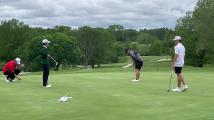 Watch Topeka West golf's Myles Alonzo eagle hole 18 to cap off regional title