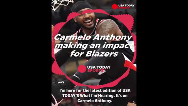 Carmelo Anthony is off to a solid start for the Blazers