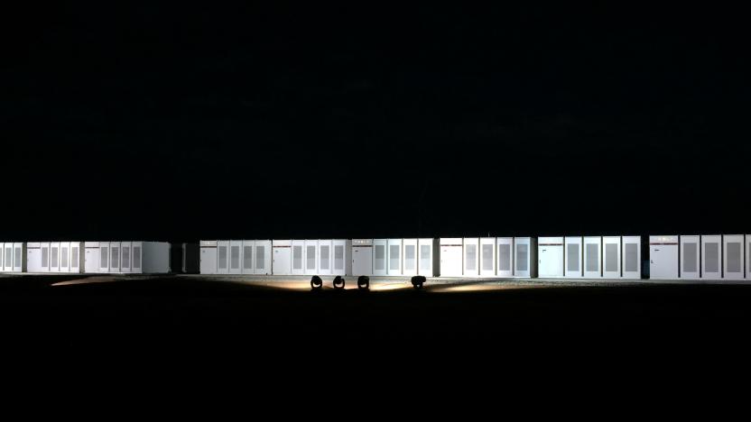 Tesla Powerpacks at Neoen wind farm in Hornsdale, South Australia September 29, 2017. Picture taken September 29, 2017.     REUTERS/Sonali Paul