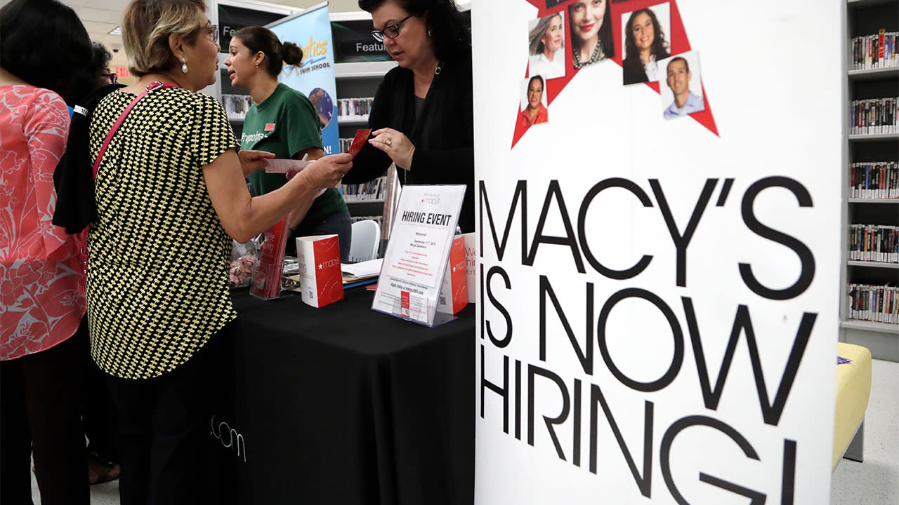Macy's hiring 80,000 employees for holiday season