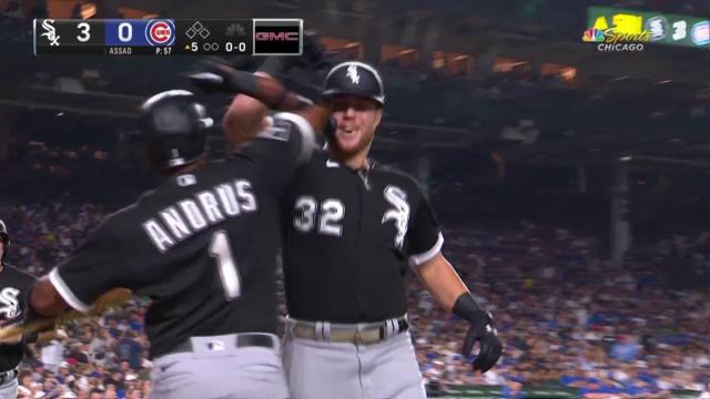 WATCH: Gavin Sheets two-run HR extends White Sox' lead vs. Cubs