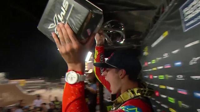 Jett sweeps Motos to win 450 SMX World title