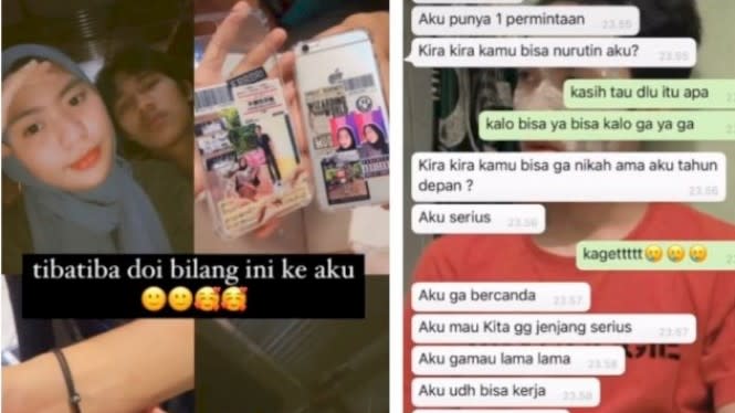 Cewek Ini Kaget Di Chat  Pacar Ajak  Kawin Tahun Depan