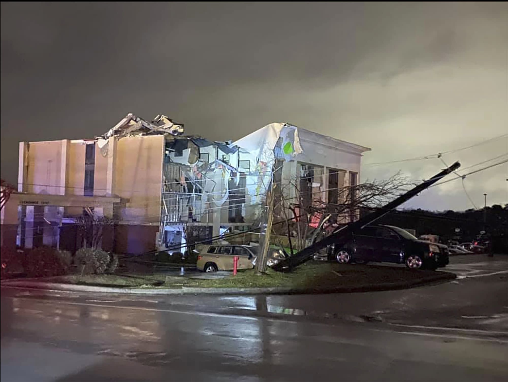 At least one dead after tornado rips through Alabama, dozens more