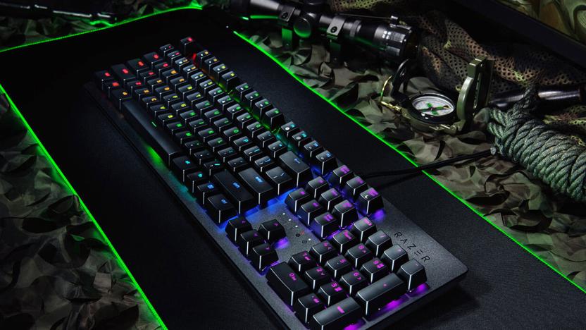 Razer Huntsman gaming keyboard