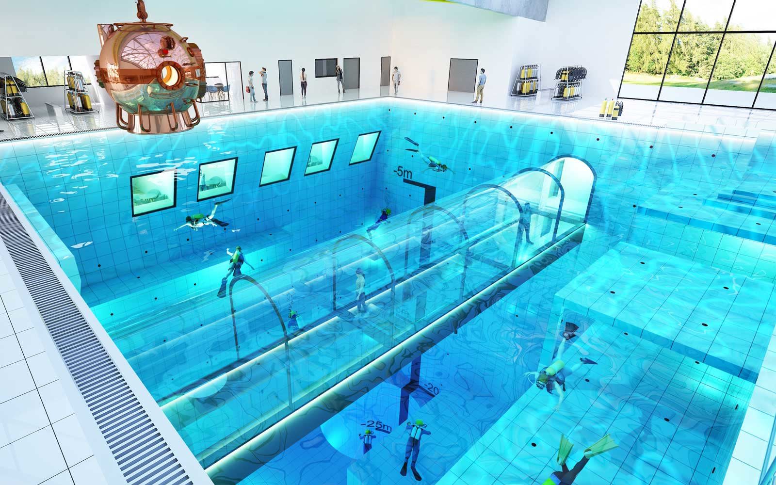 The Worlds Deepest Pool Will Have Hotel Rooms With Underwater Views