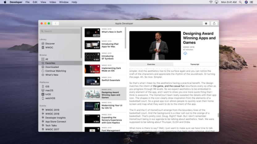 Apple Developer app for Mac