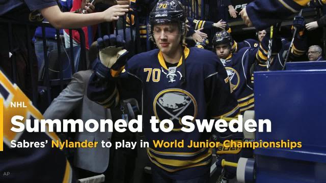 Sabres assign Nylander to play for Sweden Junior team