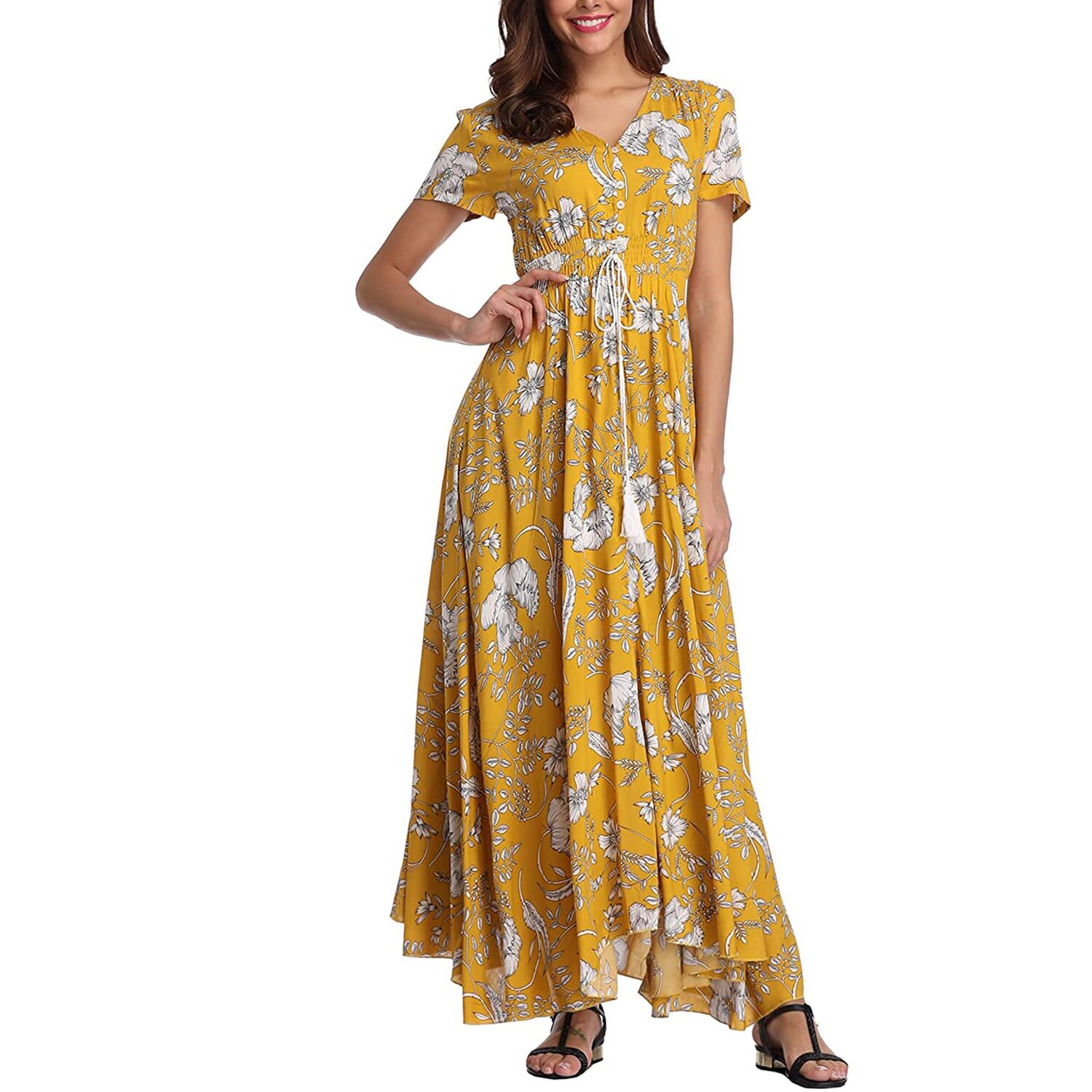 lightweight summer dresses with sleeves