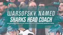 Sharks announce Warsofsky as team's next head coach