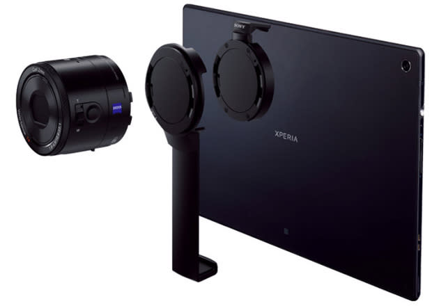 su hormigón congelado Fotos con el tablet? Sony lanza un adaptador para su cámara externa QX |  Engadget