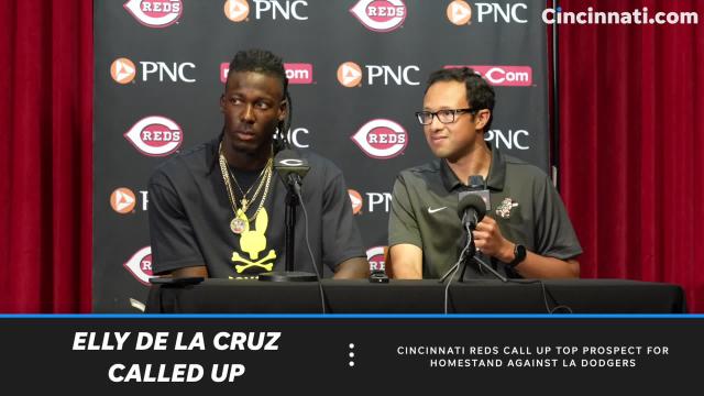 VIDEO: Cincinnati Reds call up top prospect Elly De La Cruz