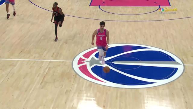 Deni Avdija with an assist vs the Toronto Raptors