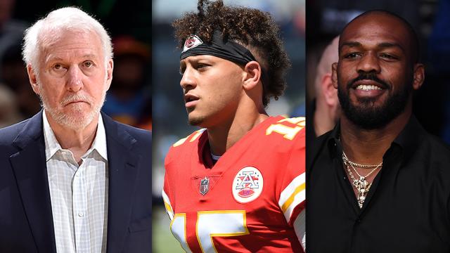 The Rush: Popovich, Mahomes, Jones and other sports stars call for unity