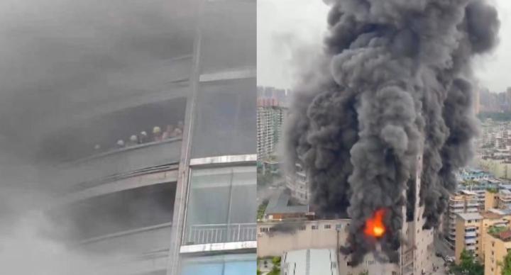 四川大樓「垂直燃燒」釀16死