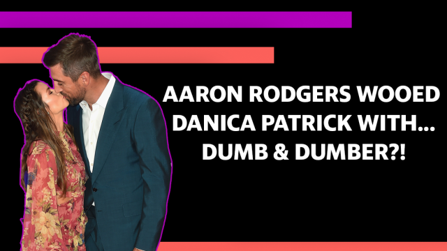 The Rush: Aaron Rodgers wooed Danica Patrick with...Dumb & Dumber?!