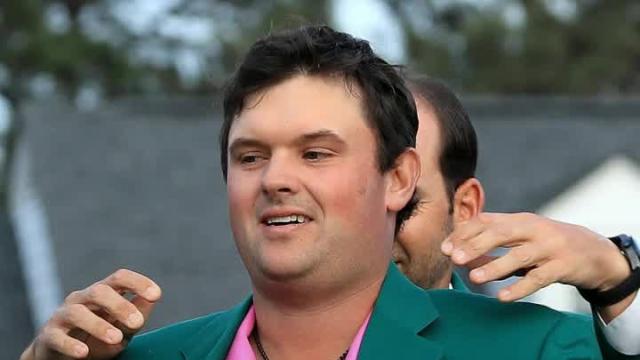 Patrick Reed rolls through Chick-fil-A drive-thru wearing Masters jacket