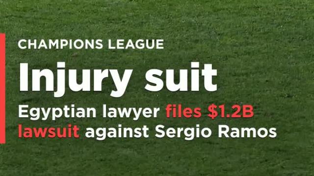 An Egyptian lawyer has filed a $1.2 billion lawsuit against Sergio Ramos for injuring Mohamed Salah in UCL final