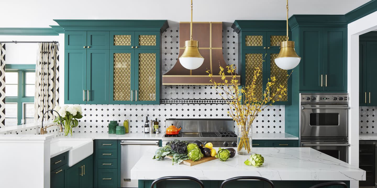 This Emerald Green Kitchen Will Convince You to Paint Your a