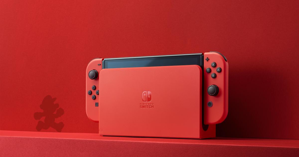 Nintendo anuncia um esquema de cores com tema Mario para o Switch