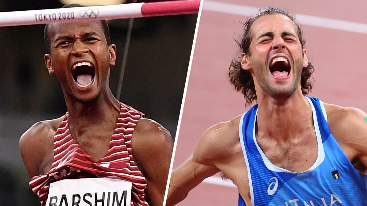 Olympics-Athletics-Qatar's Barshim, Italian Tamberi share ...