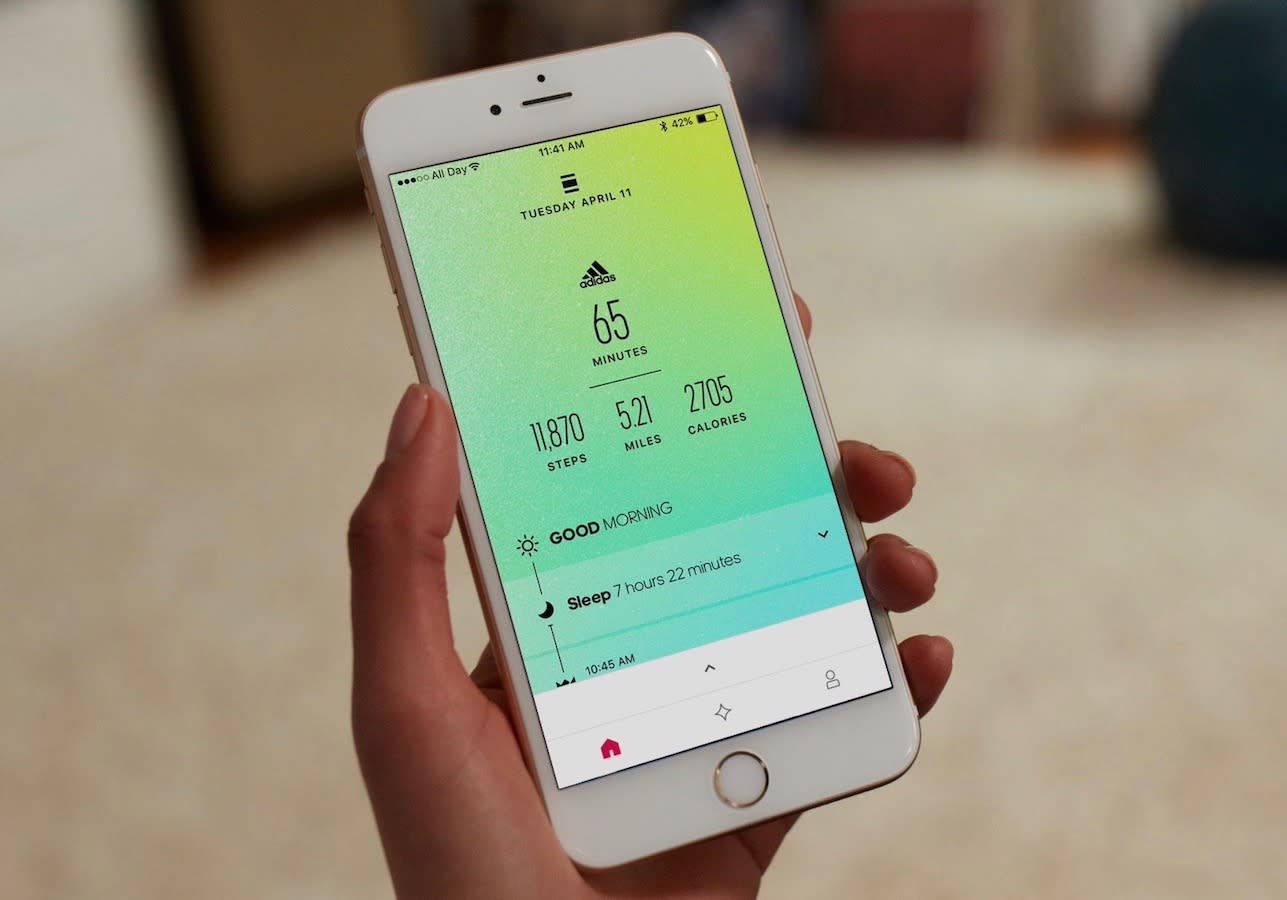 Adidas' All Day fitness app hits iOS 
