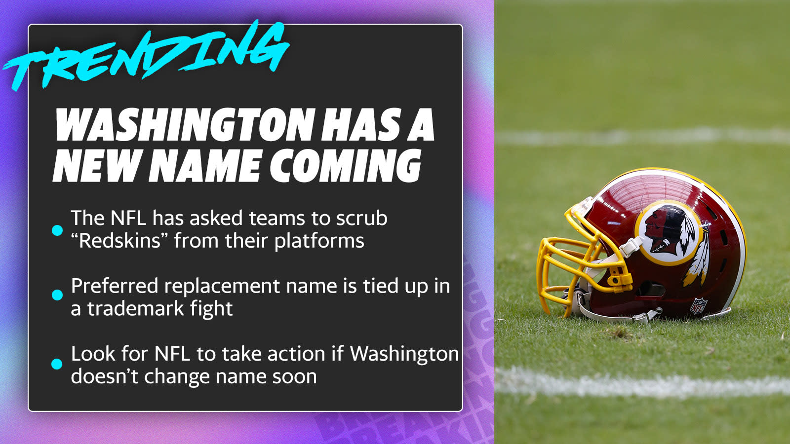 Washington Football Team announces new name; Commanders gear now