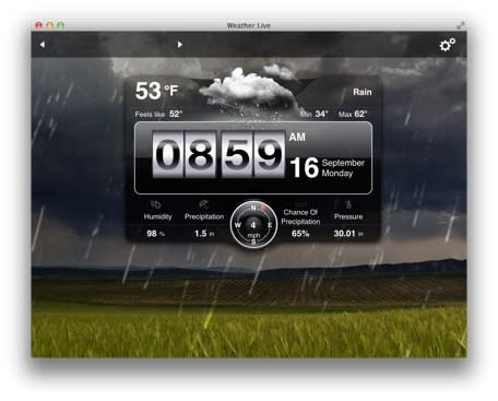 Mac App of the Week: Weather Live is a one-stop weather app for your Mac