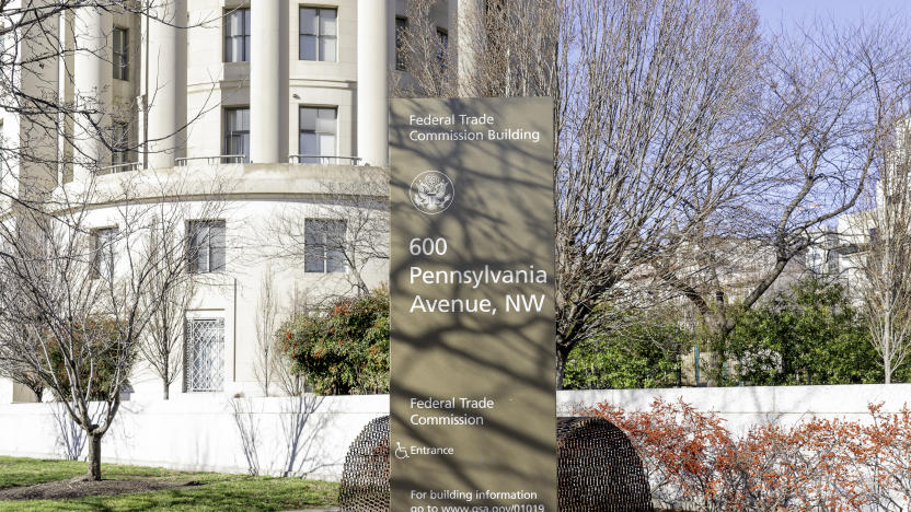 Washington, DC, USA- January 12, 2020: Federal Trade Commission FTC in Washington DC; FTC is an independent agency of the United States government.