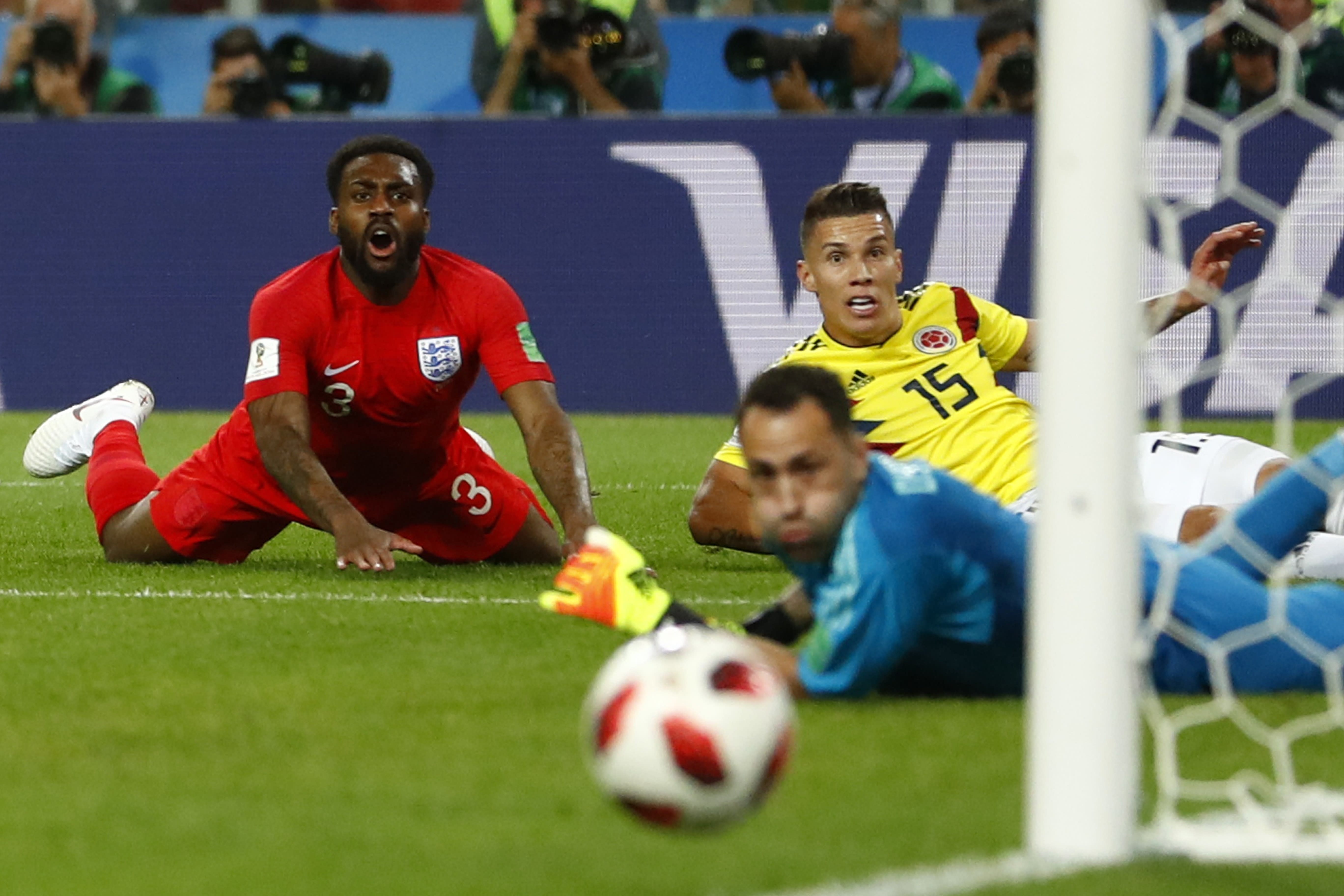 Top images from the Colombia vs. England match