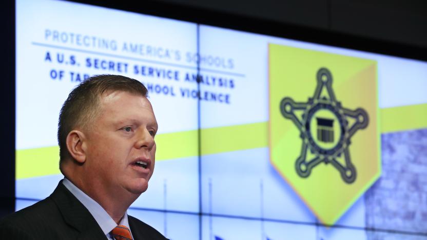 WASHINGTON, DC - NOVEMBER 07: U.S. Secret Service Director James Murray speaks during a briefing about the newly released analysis of targeted school violence at the service's headquarters November 07, 2019 in Washington, DC. Titled, 'Protecting America's Schools: A U.S. Secret Service Analysis of Targeted School Violence,' the research examines the attackers, key findings and significant commonalities from 41 incidents of attacks against K-12 schools in the U.S. from 2008 to 2017. (Photo by Chip Somodevilla/Getty Images)