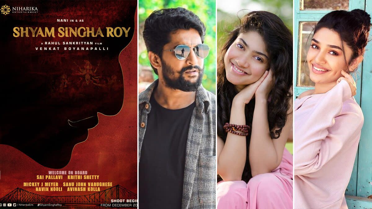 Shyam Singha Roy: Nani, Sai Pallavi, Krithi Shetty To Play Lead Roles! Film  To Go On Floors In December