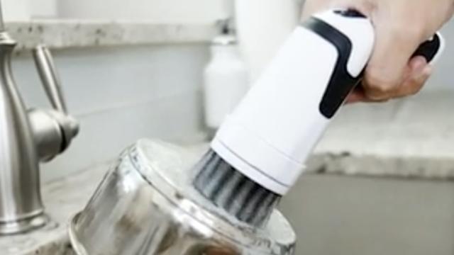 This electric dish scrubber can clean absolutely anything in your kitchen