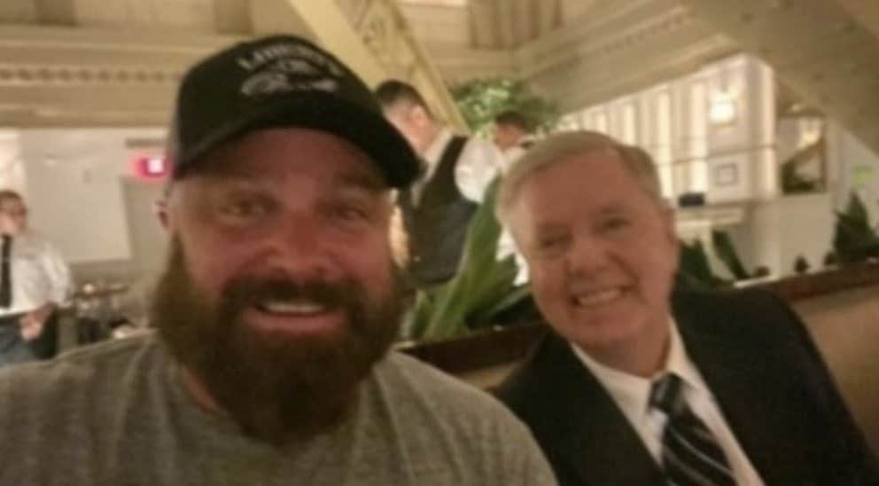 Lindsey Graham Photographed With Leader Of White Nationalist Group Proud Boys