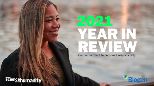 Biogen Releases 2021 Year In Review, Disclosing Progress on Climate, Health and Equity