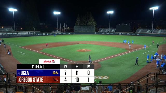 No. 23 UCLA baseball wins first series at No. 2 Oregon State since 2010