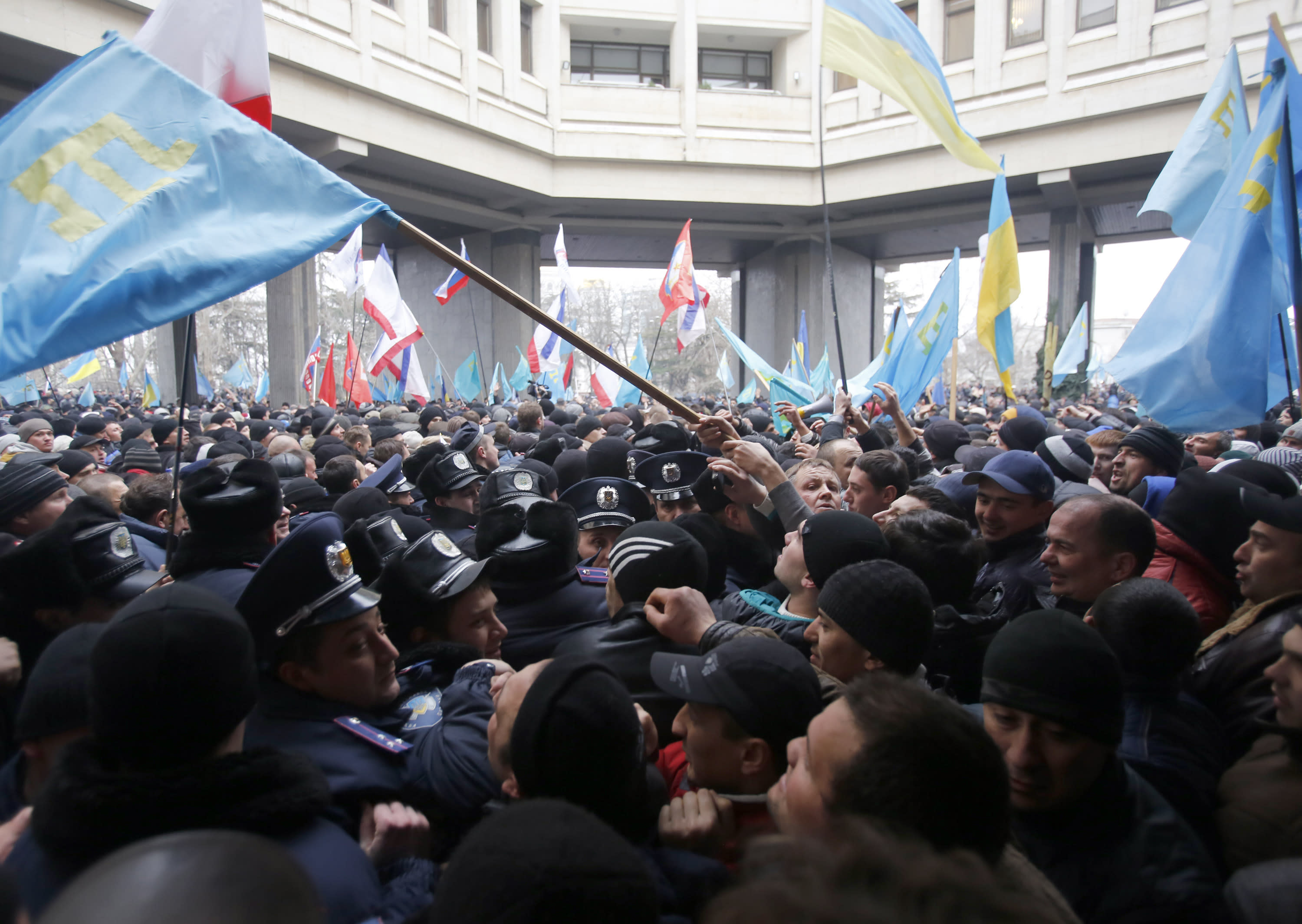 Крым в феврале 2014 года