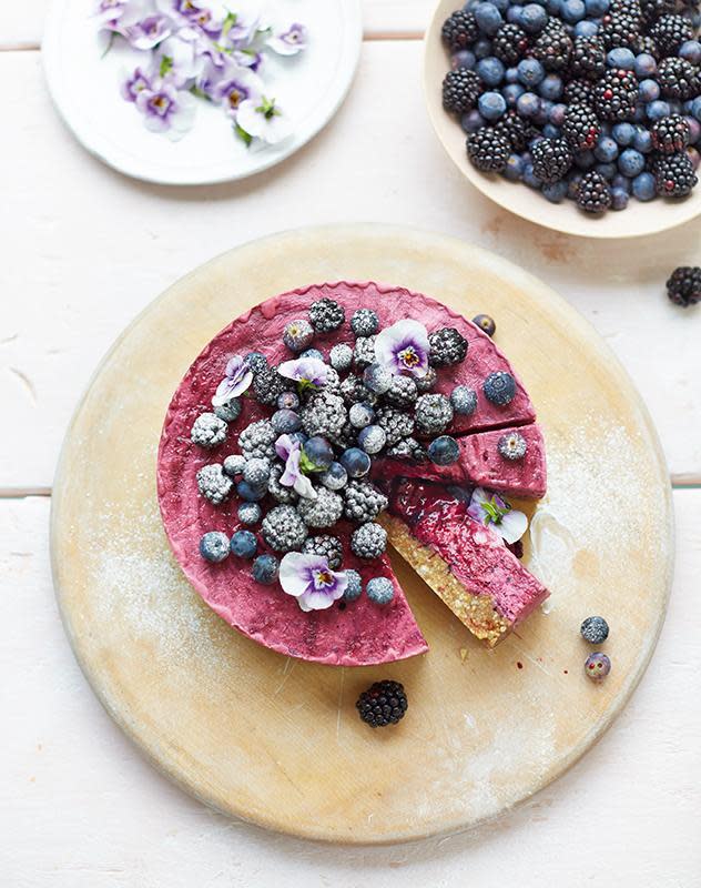Cake of the Day: Blackberry & Rose Cheesecake from ‘Nourish: Mind, Body ...