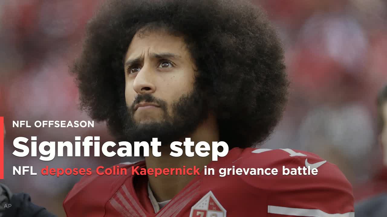 NFL deposes Colin Kaepernick in grievance battle