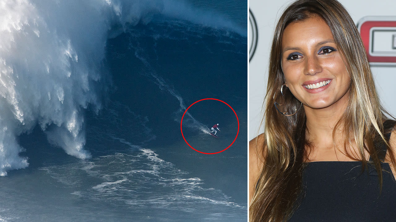 Maya Gabeira Surfing star world record for largest wave ever surfed