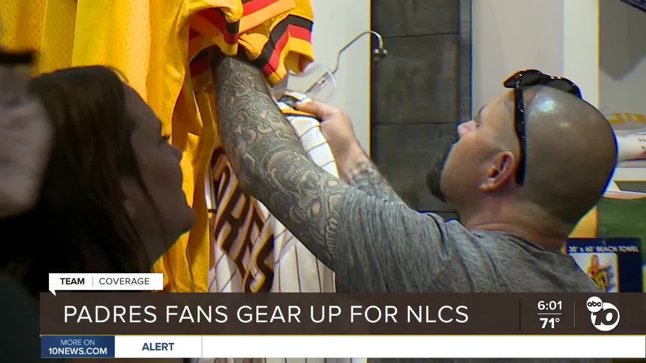 NLCS gear flying off the shelves at Padres Team Store