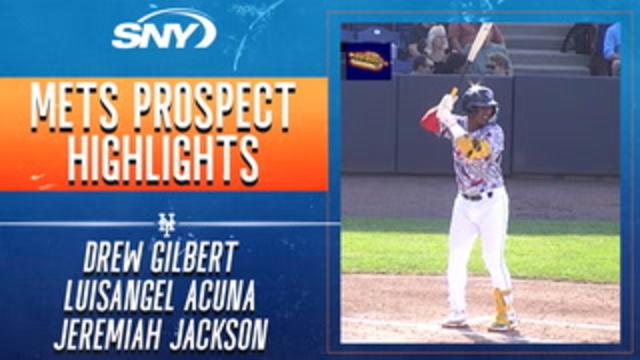 Catch all the action from Mets prospects Drew Gilbert, Luisangel Acuna, and  Jeremiah Jackson Sunday evening in Binghamton