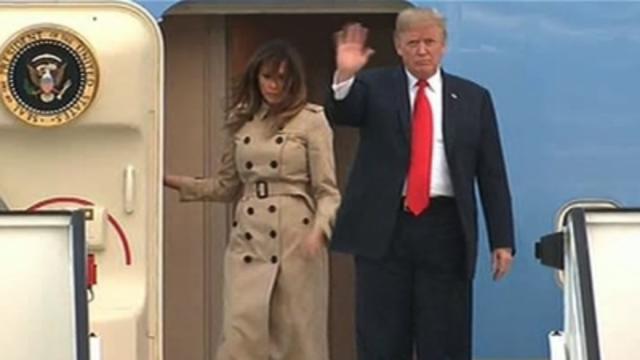 Trump Arrives For Summit After Blasting Allies