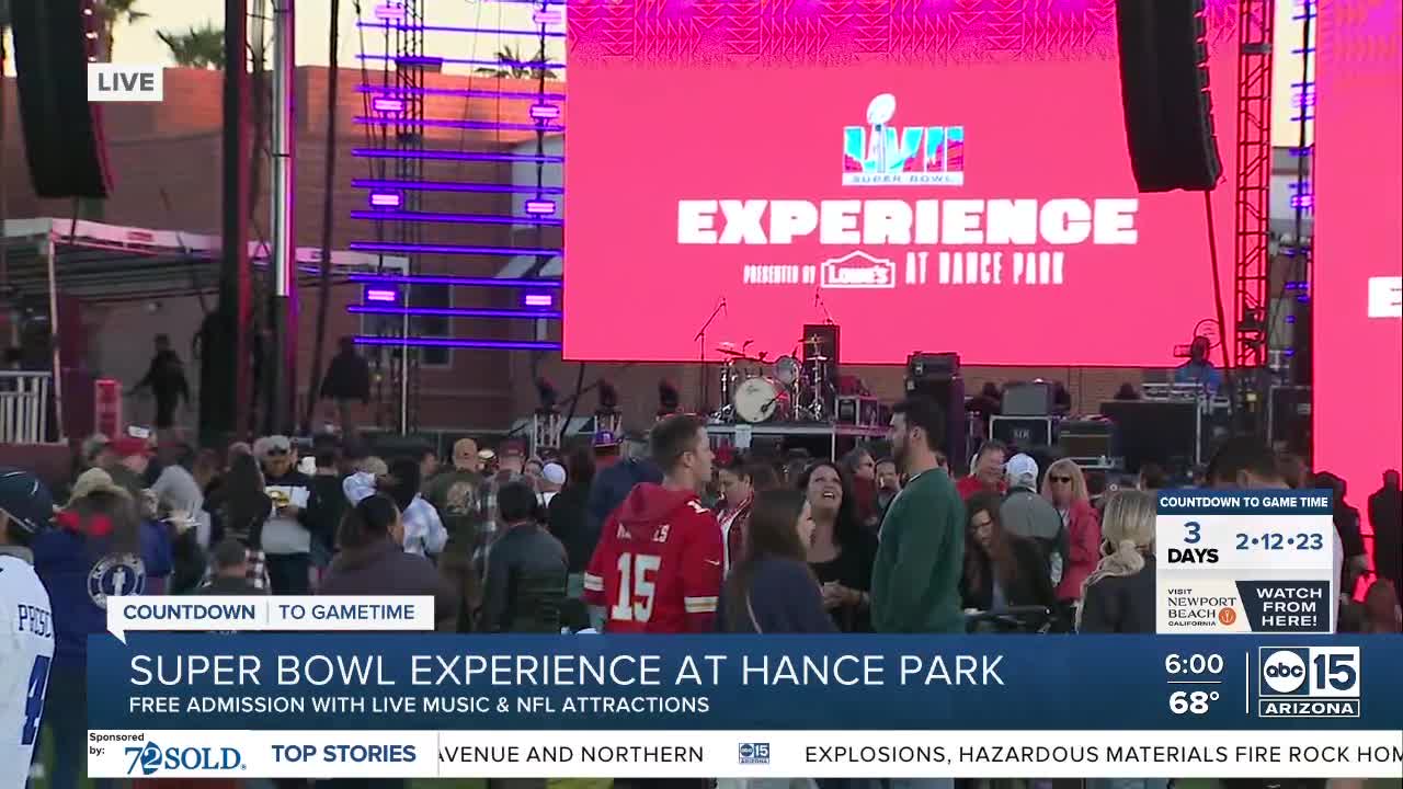 Superbowl Experience at Hance Park