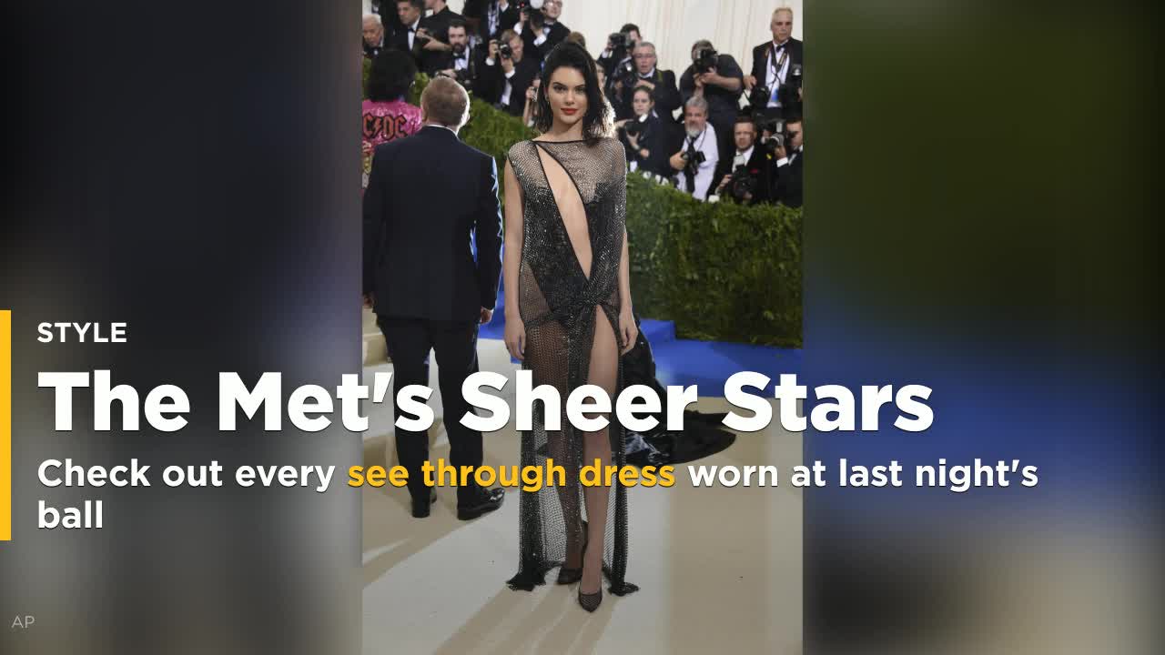 People on X: Bella Hadid was sewn into the sexy, semi-sheer Alexander Wang  jumpsuit she wore to the #MetGala    / X