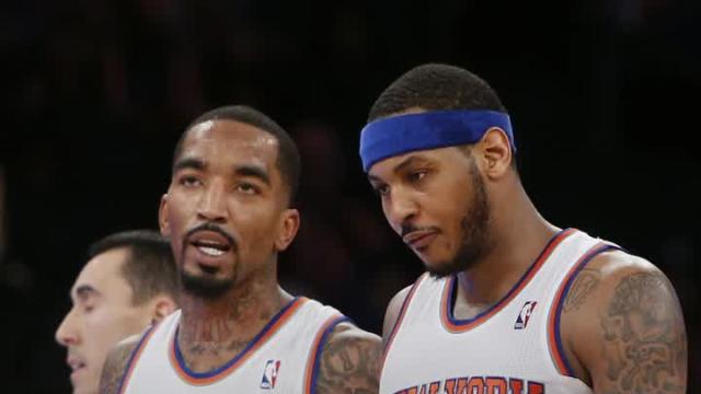 J.R. Smith 'likes' a picture of Carmelo Anthony in a Cavaliers uniform