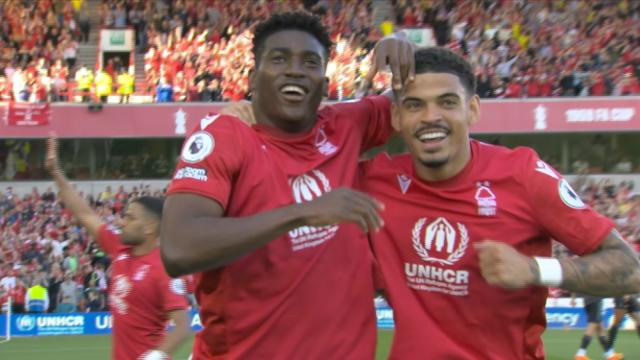Awoniyi puts Nottingham Forest in front of Arsenal